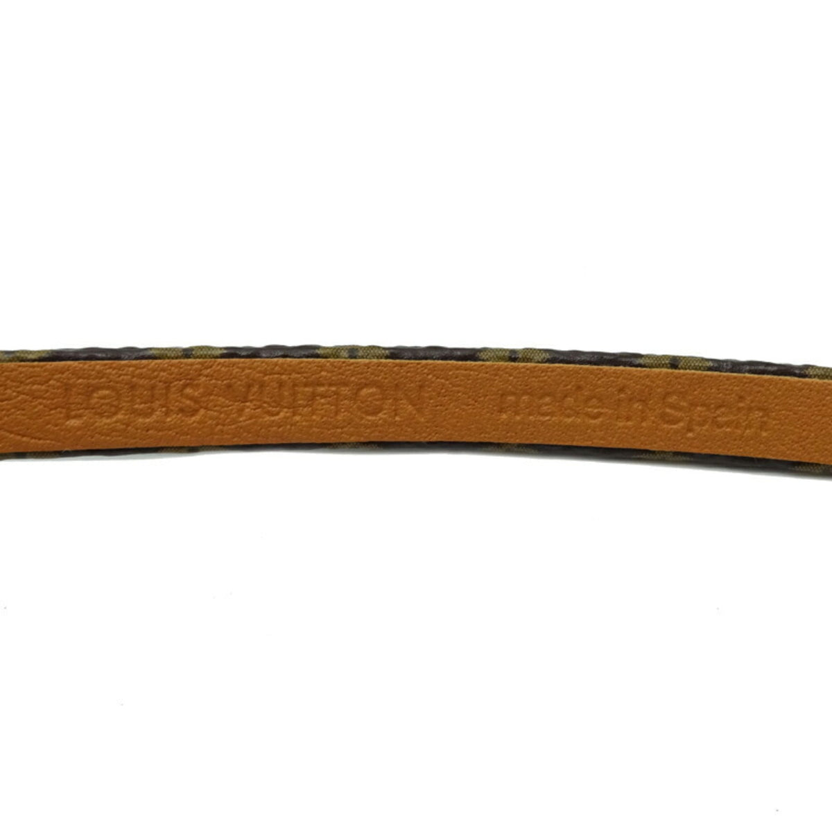Monogram Bracelet Leather and Monogram Brown