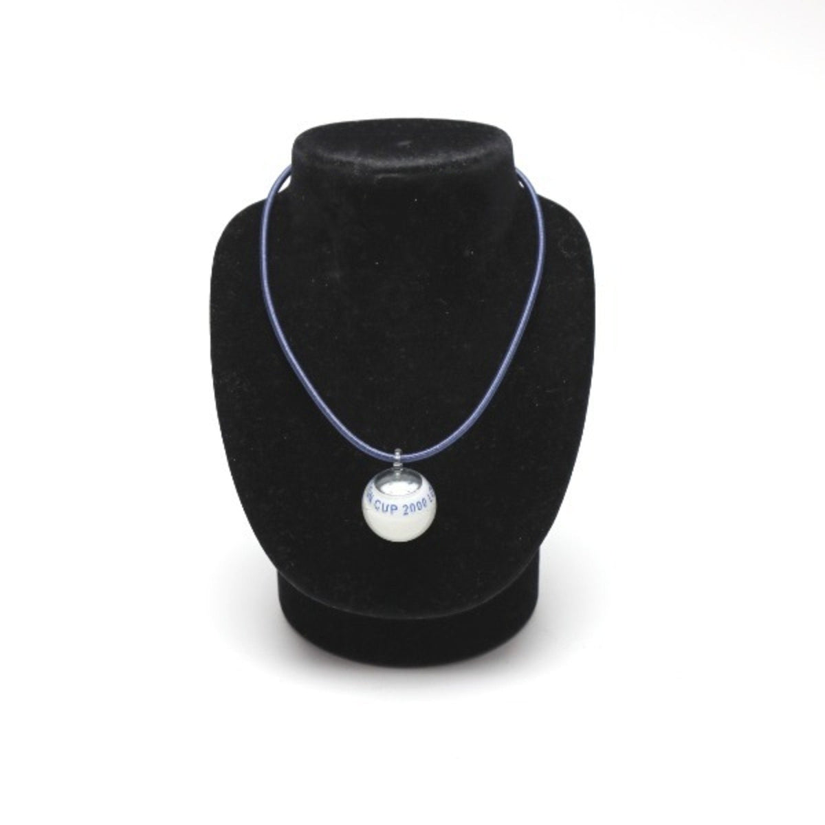 Compass Pendant Necklace Blue