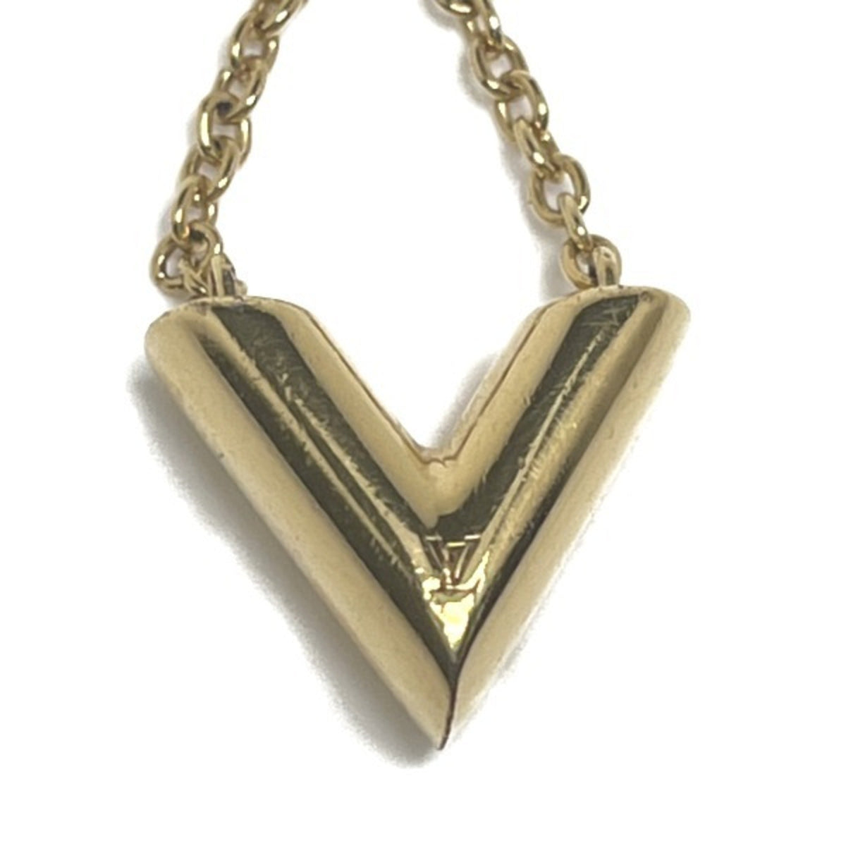 Essential V Pendant Necklace Gold