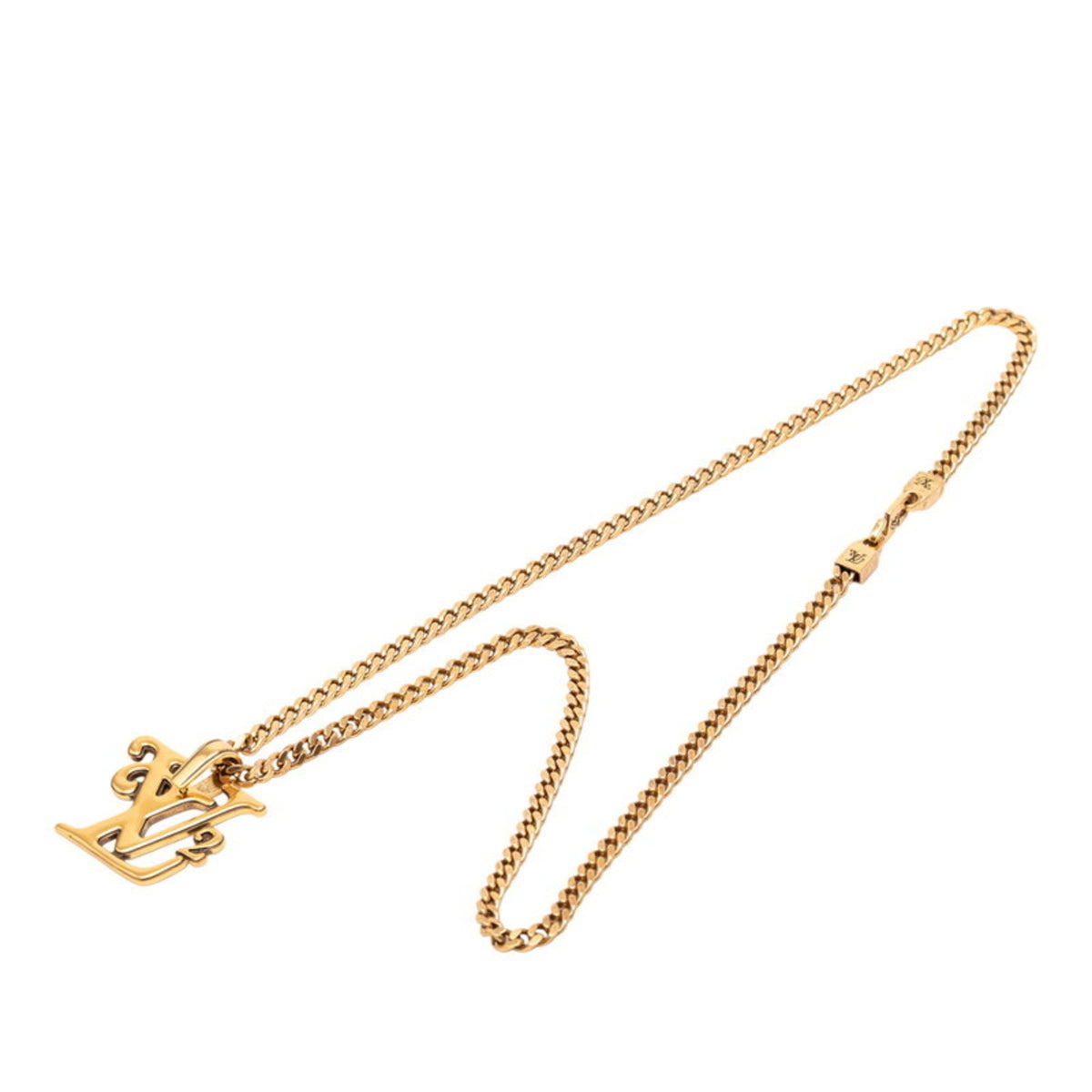 Collier Squared Pendant Necklace Gold