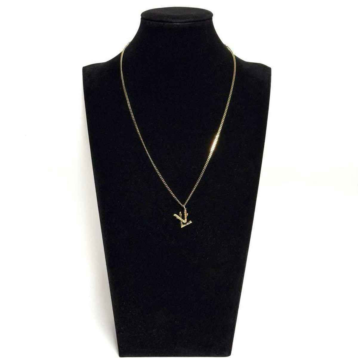 Twig Pendant Necklace Metal