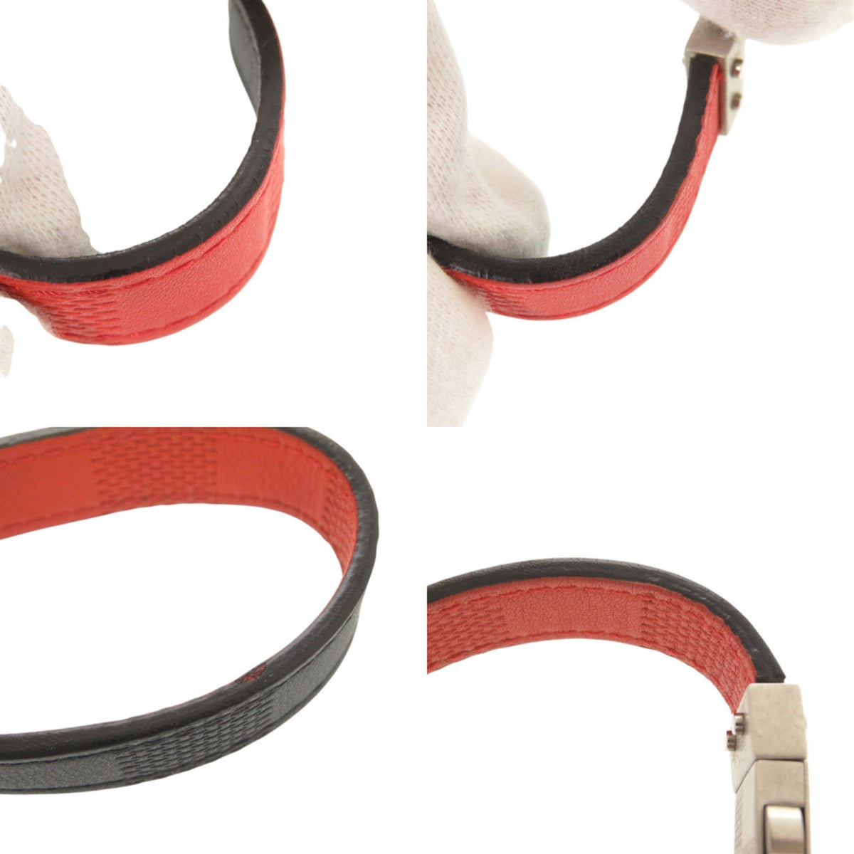 Damier Infini Bracelet Black and Red