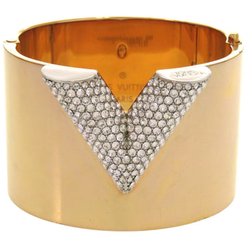 Bangle Gold And Rhinestone Bracelet