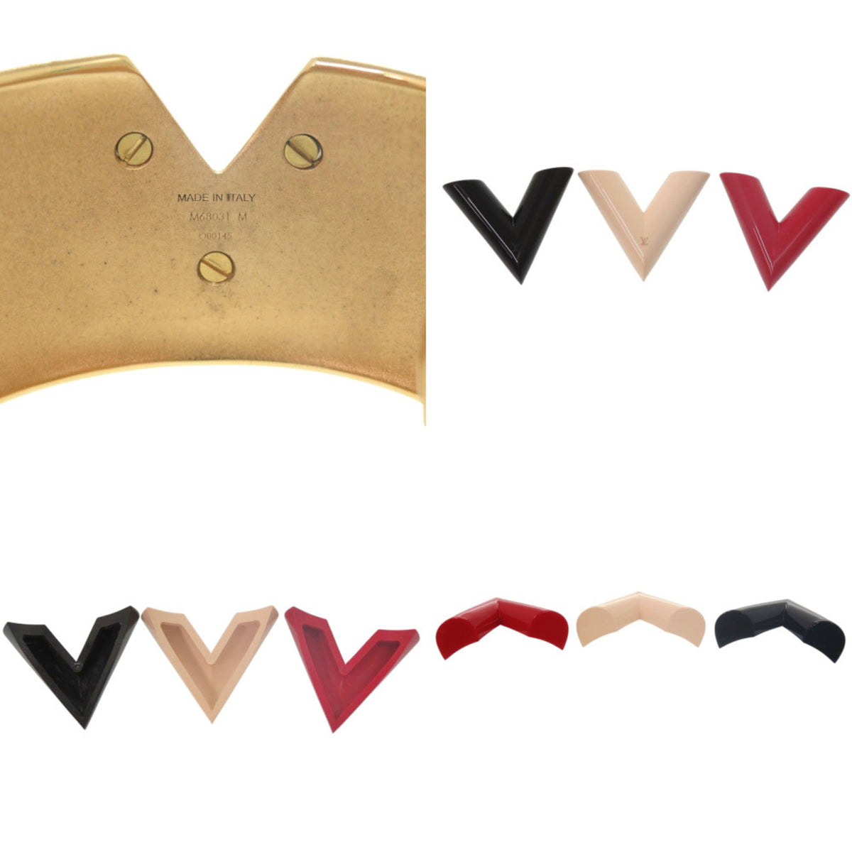 Essential V Colorama Cuff Bracelet Metal Gold