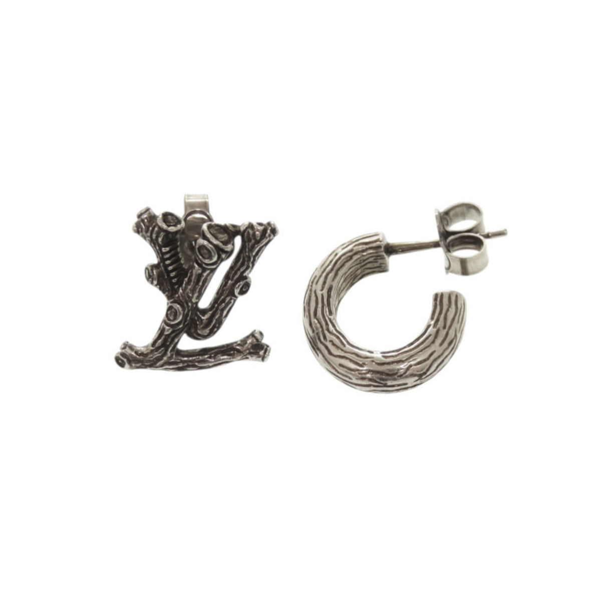 Earrings Silver-Tone Metal