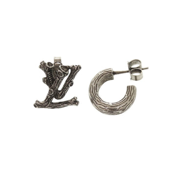 Earrings Silver-Tone Metal