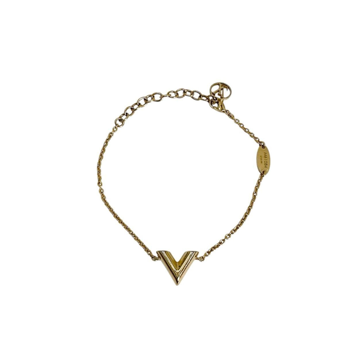 Essential V Bracelet Gold Metal