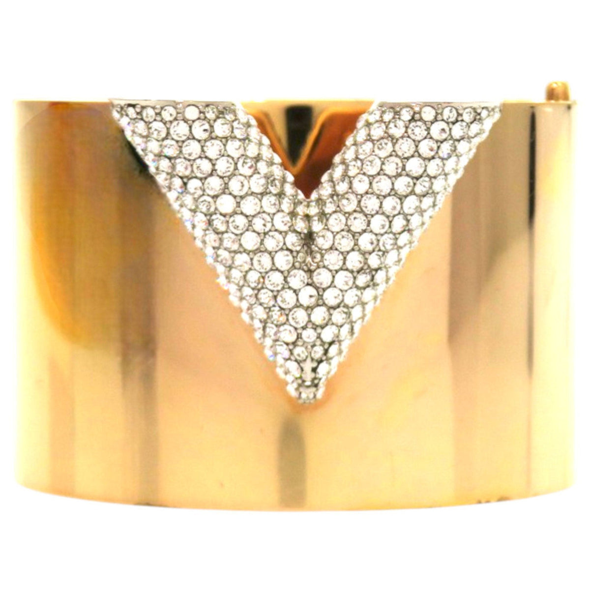 Bangle Gold And Rhinestone Bracelet