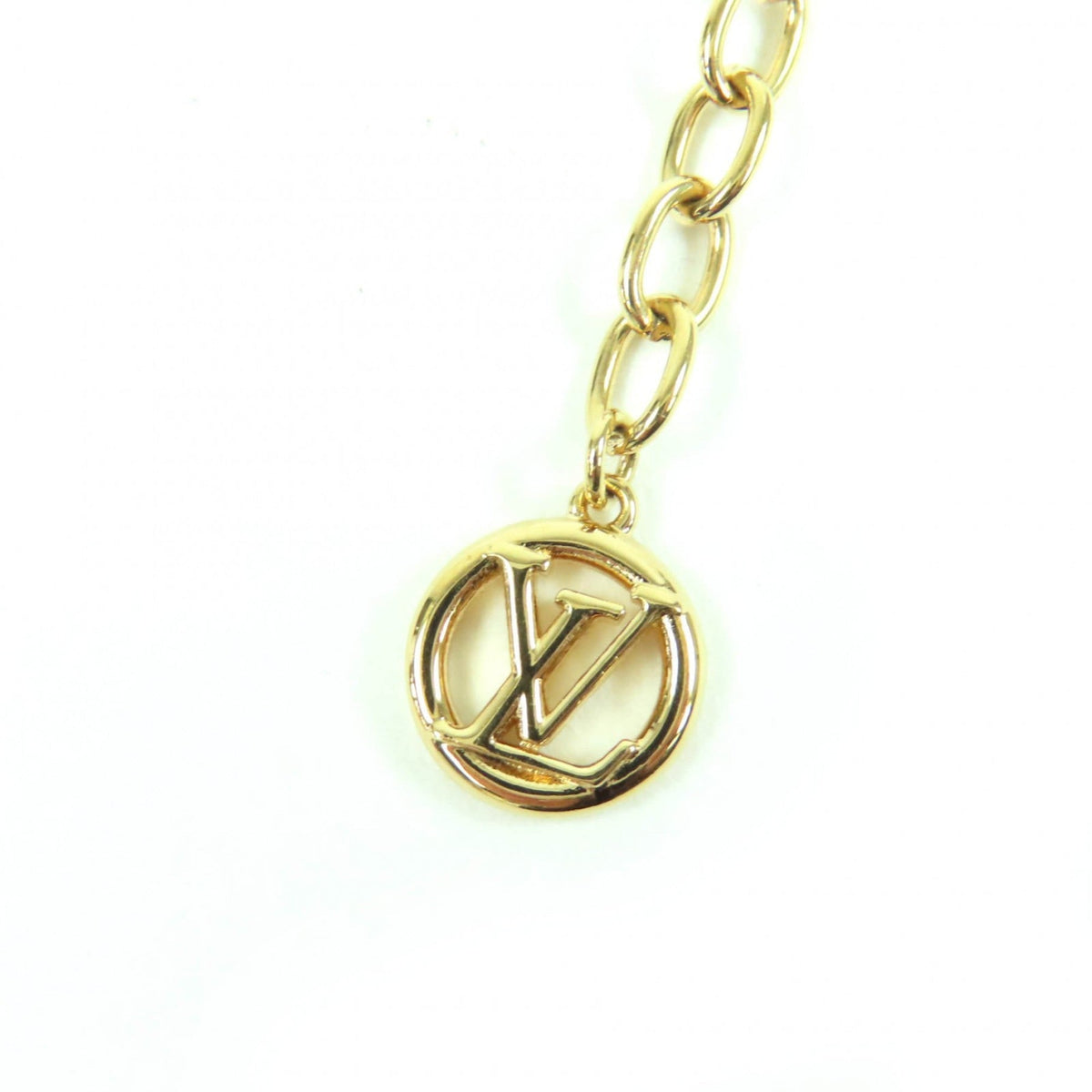 Pendant Necklace Gold With Rhinestone
