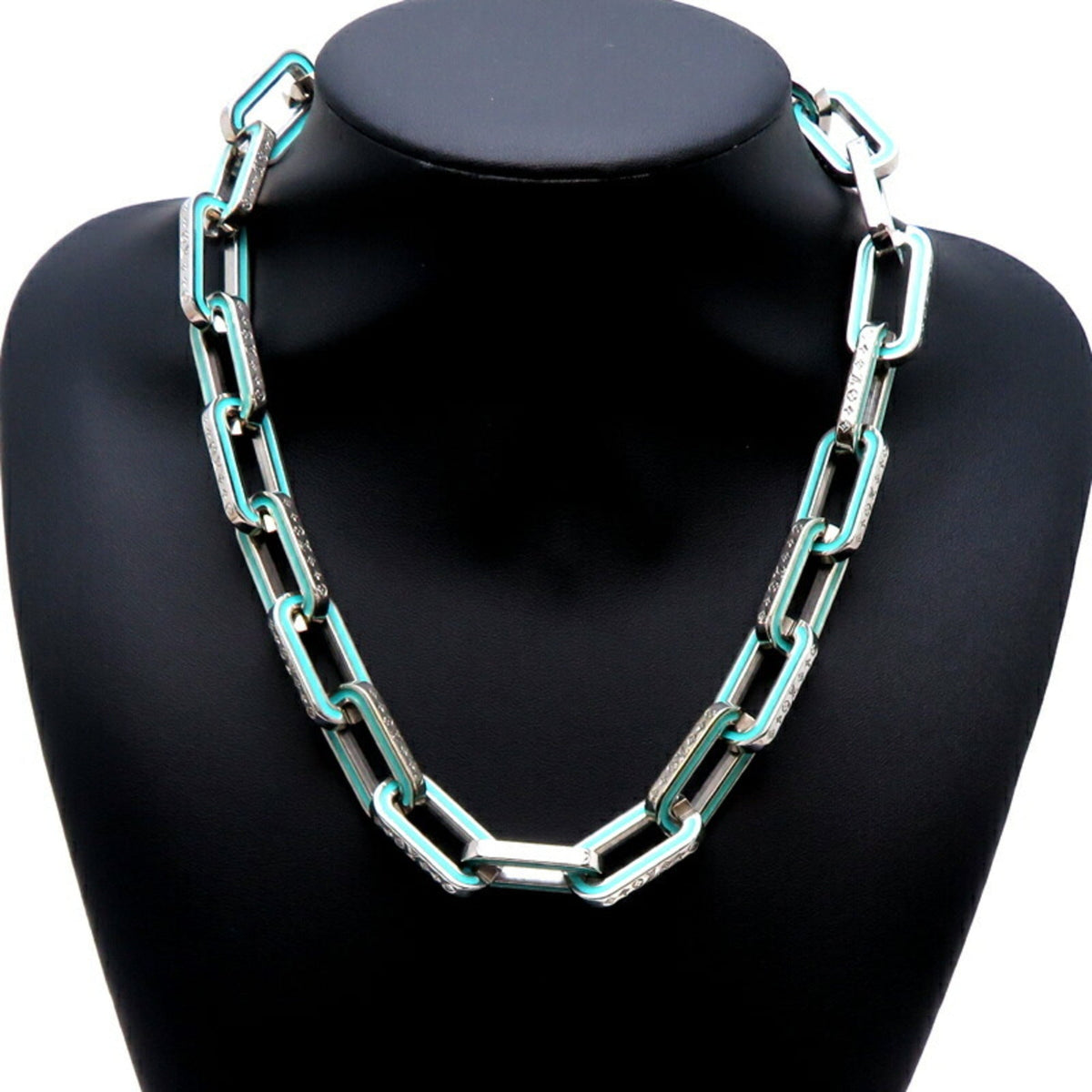 Collier Monogram Links Pendant Necklace Metal
