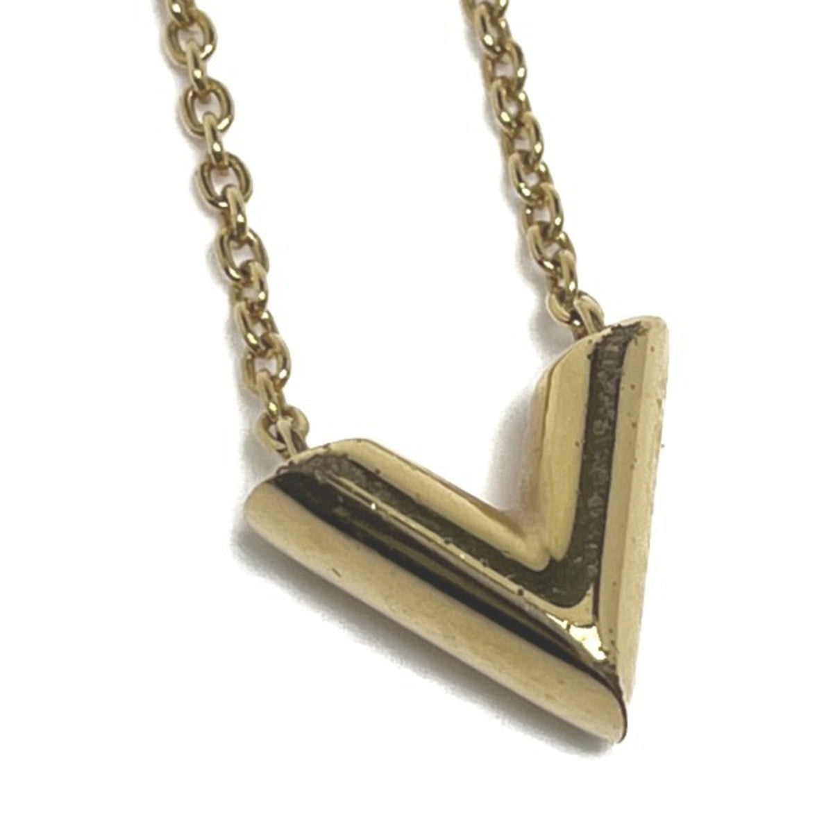 Essential V Pendant Necklace Gold