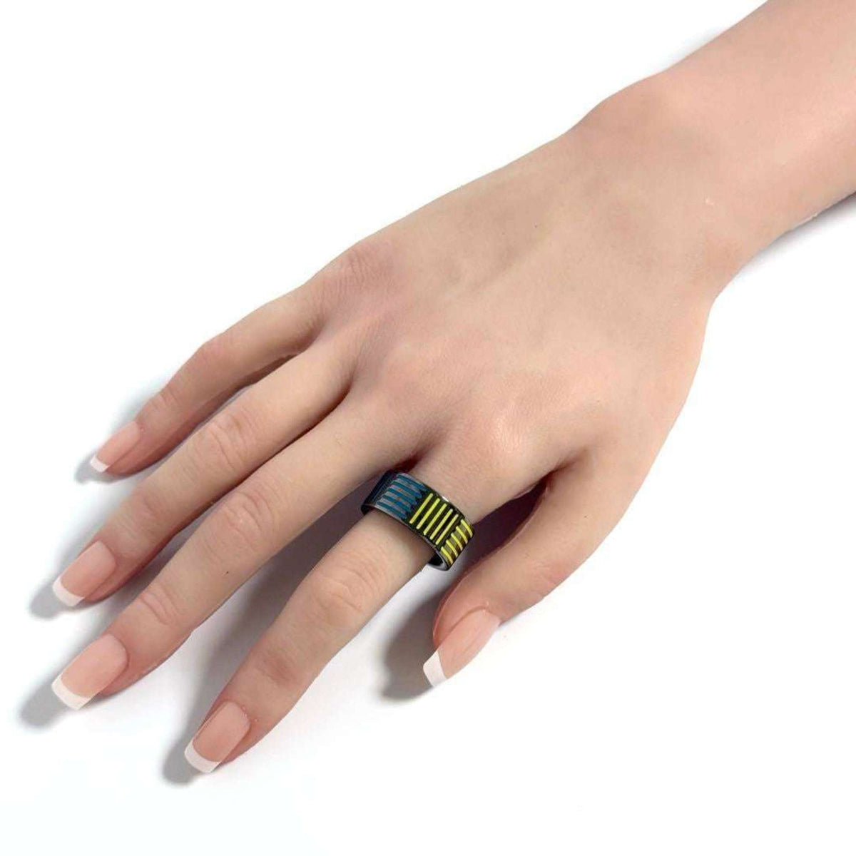 Berg Damier Colors Ring Metal