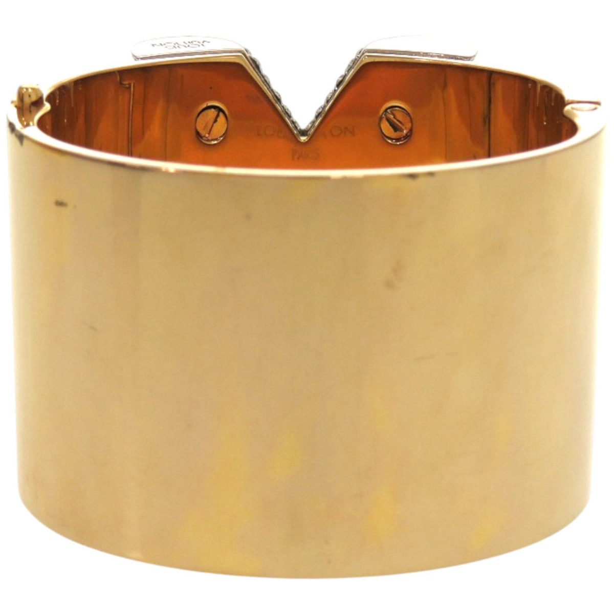Bangle Gold And Rhinestone Bracelet
