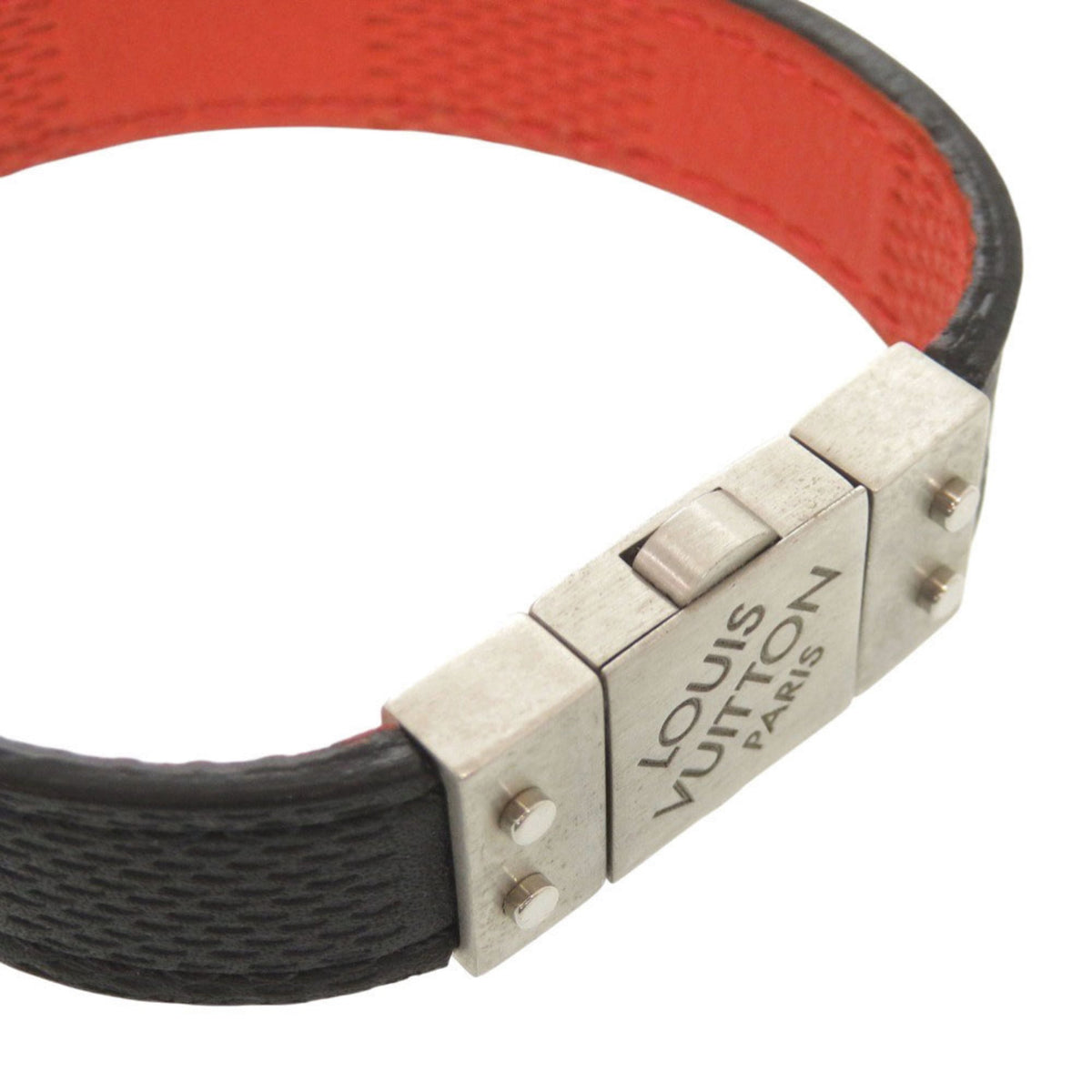 Damier Infini Bracelet Black and Red