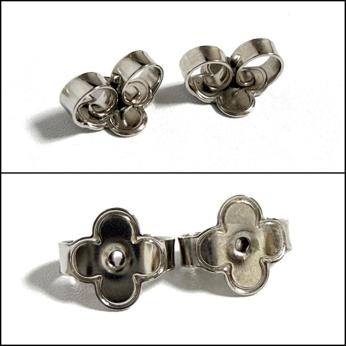 Earrings Silver Metal