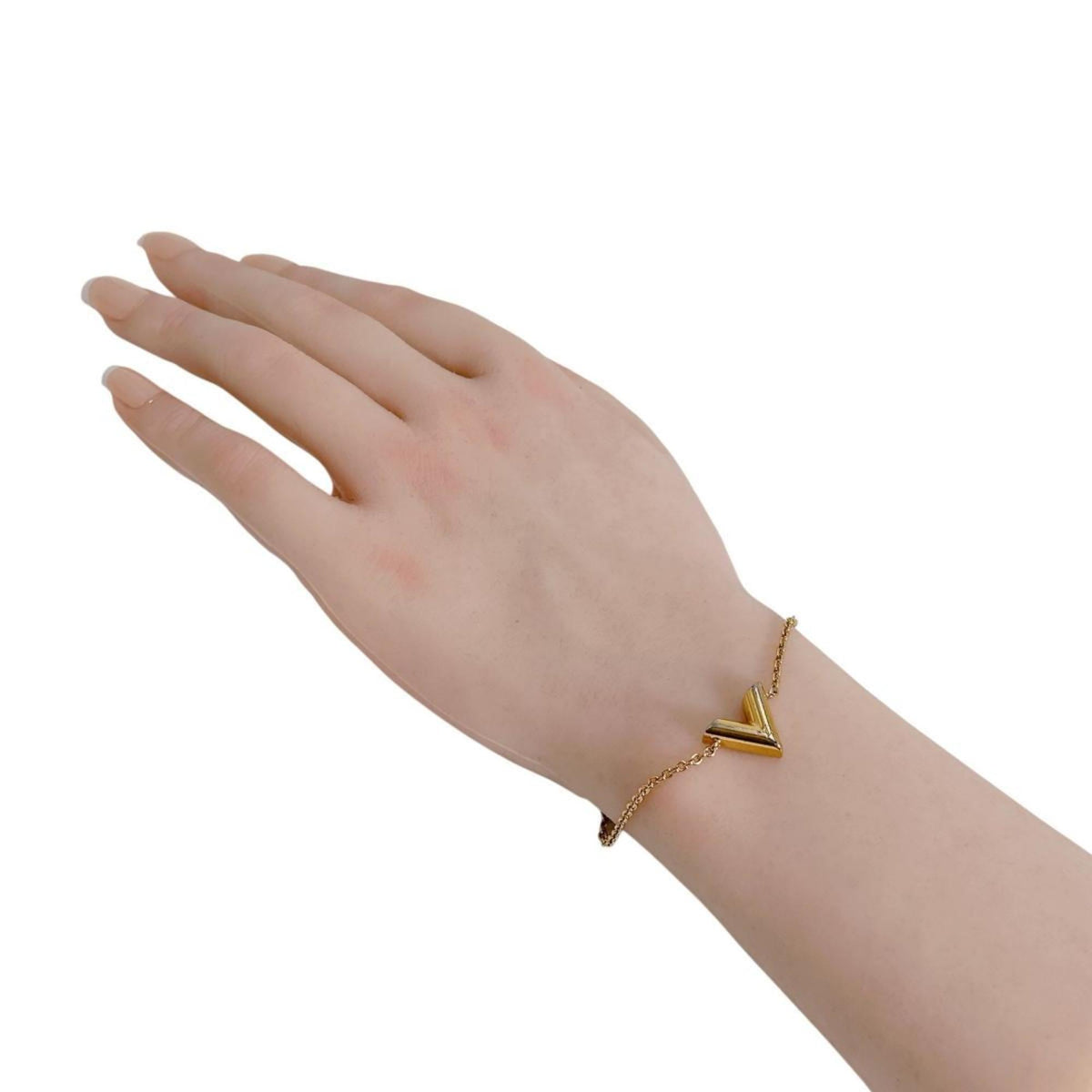 Essential V Bracelet Gold Metal