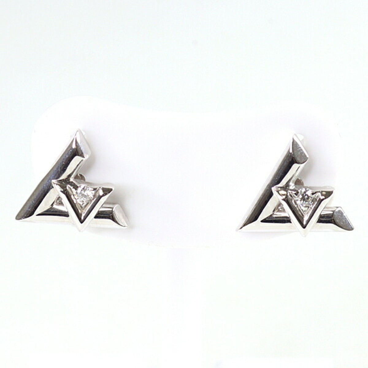 Earrings 18K White Gold