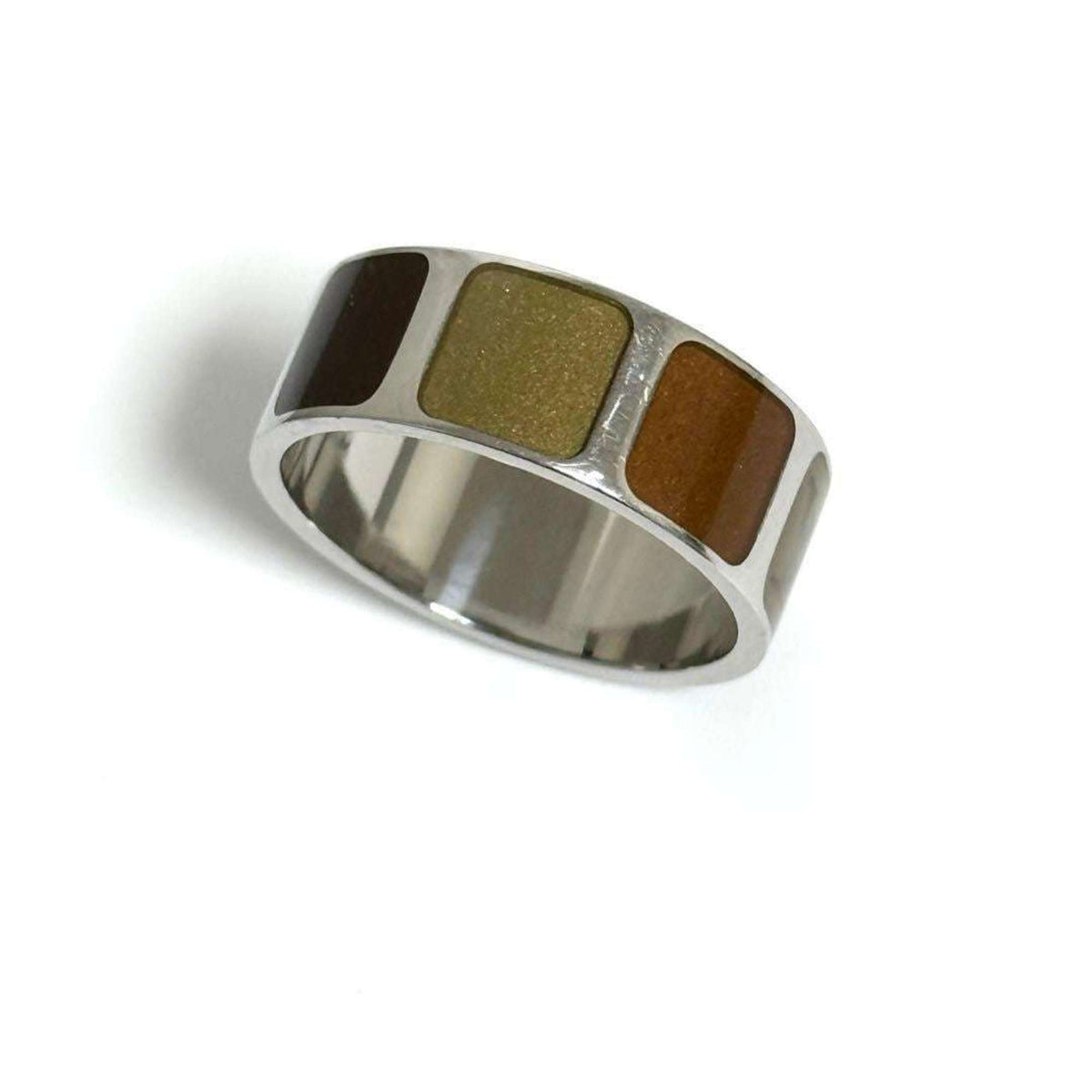 Shades Wide Ring Metal Brown
