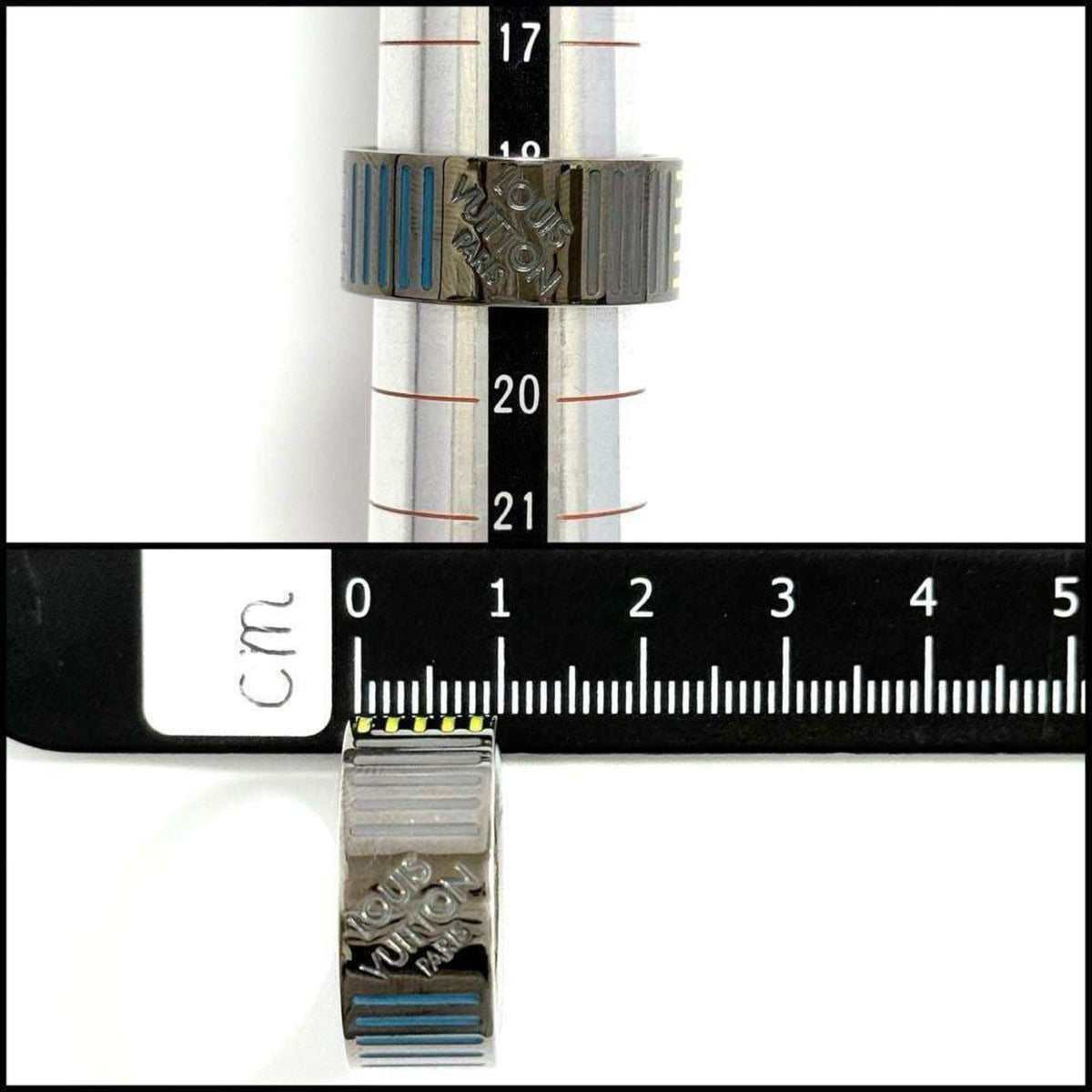 Berg Damier Colors Ring Metal