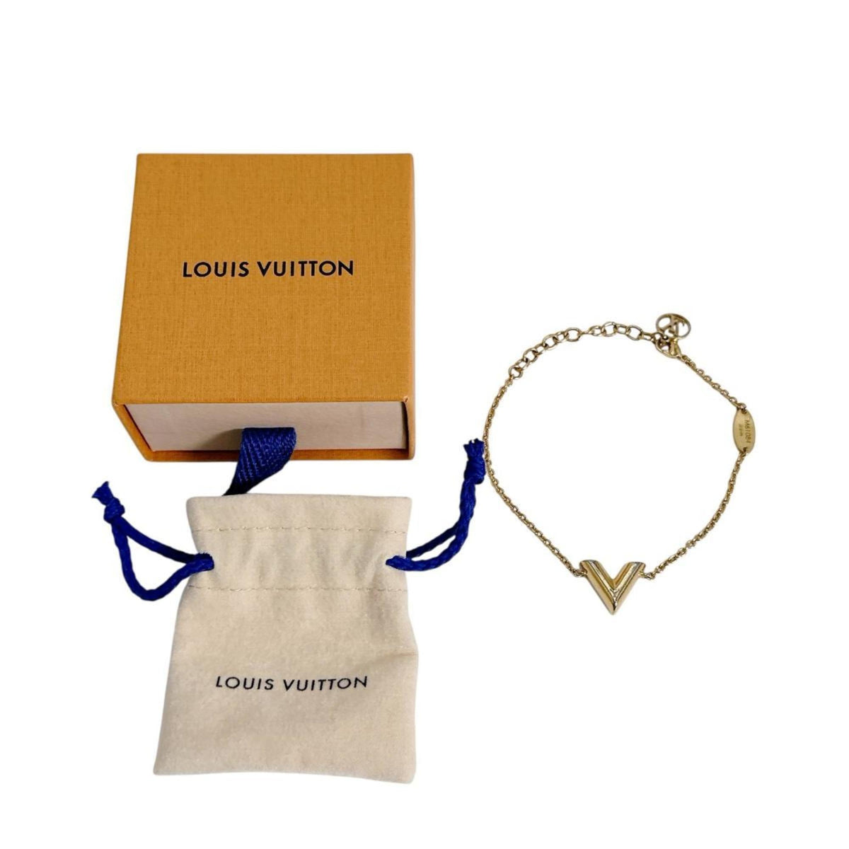 Essential V Bracelet Gold Metal