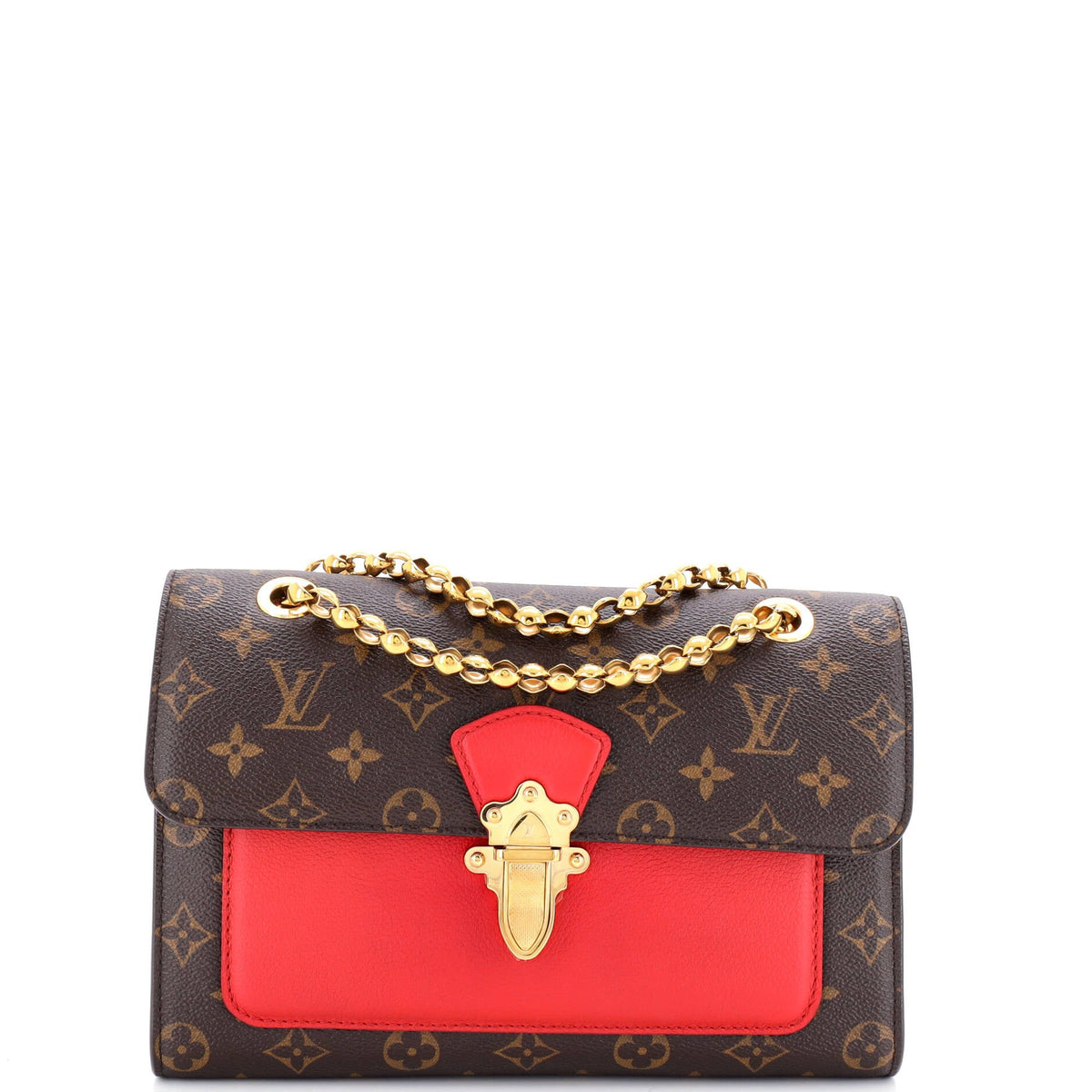 Victoire Handbag Monogram Canvas and Leather