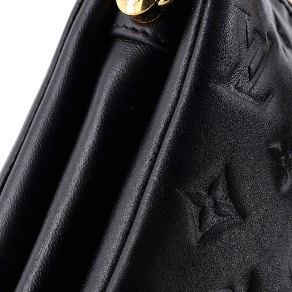 Coussin Bag Monogram Embossed Lambskin BB
