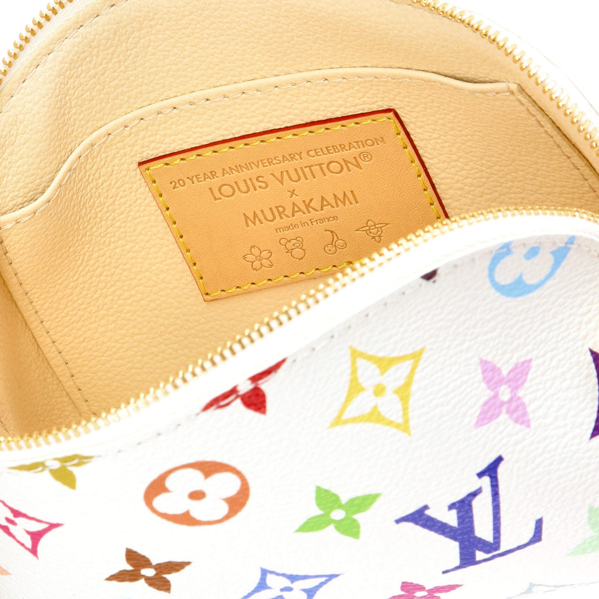 x Takashi Murakami Cosmetic Pouch Monogram Multicolor PM