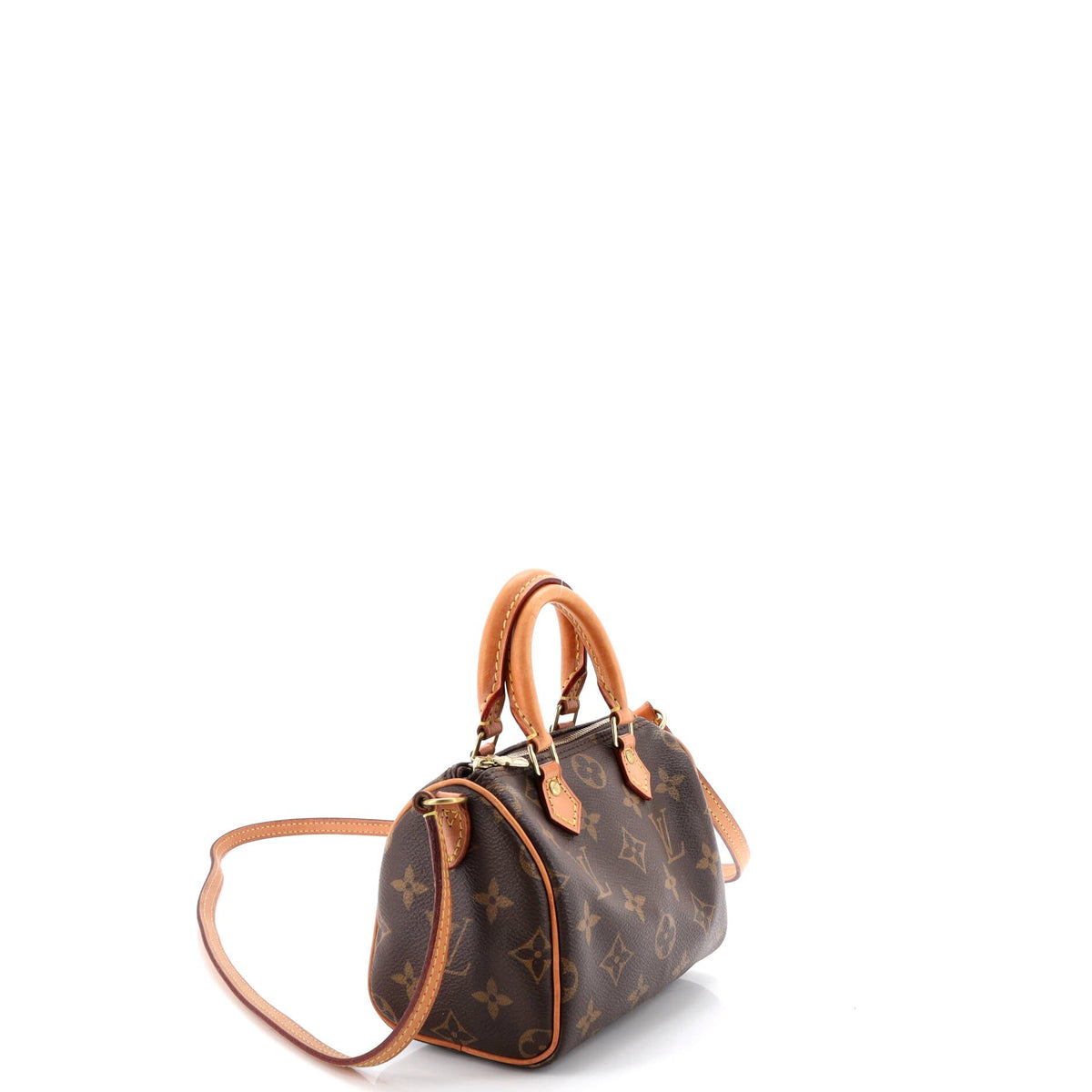 Speedy Bandouliere Bag Monogram Canvas Nano