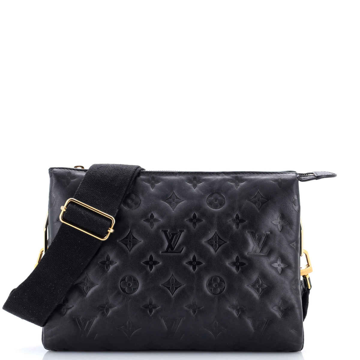 Coussin Bag Monogram Embossed Lambskin PM