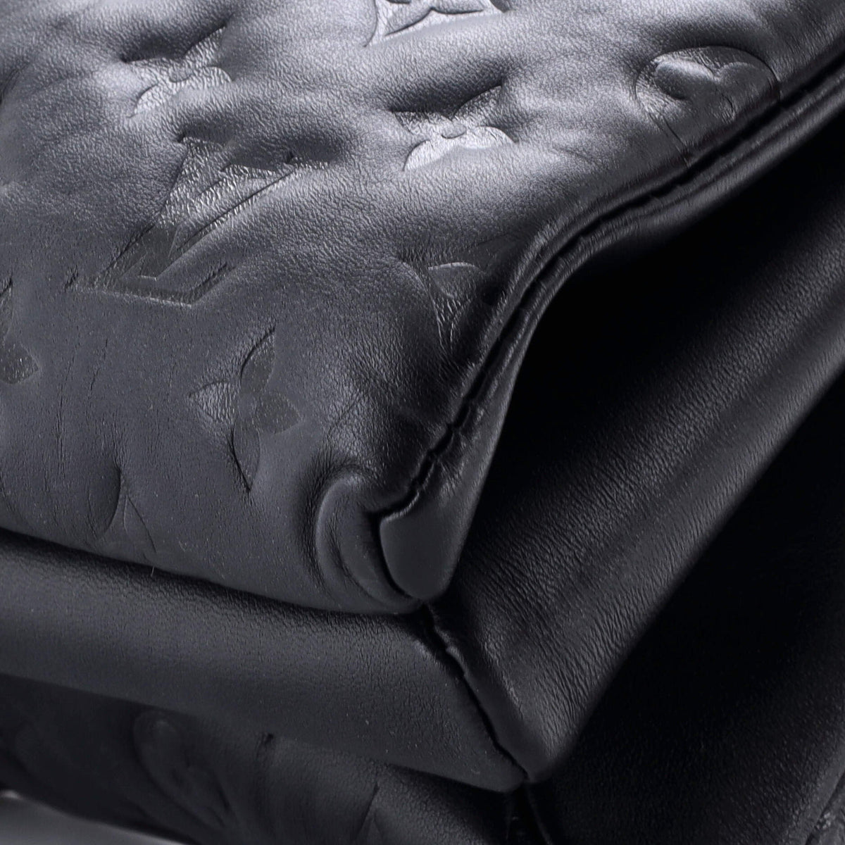 Coussin Bag Monogram Embossed Lambskin PM