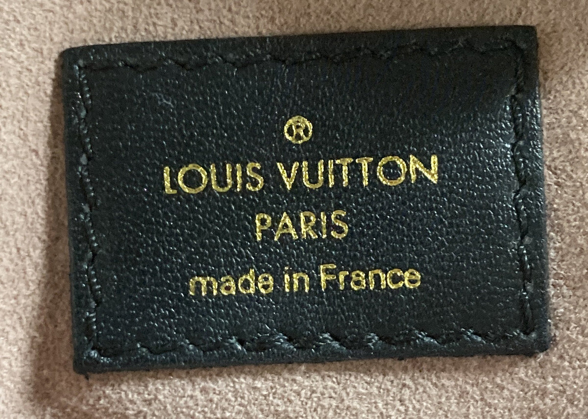 Coussin Bag Monogram Embossed Lambskin PM