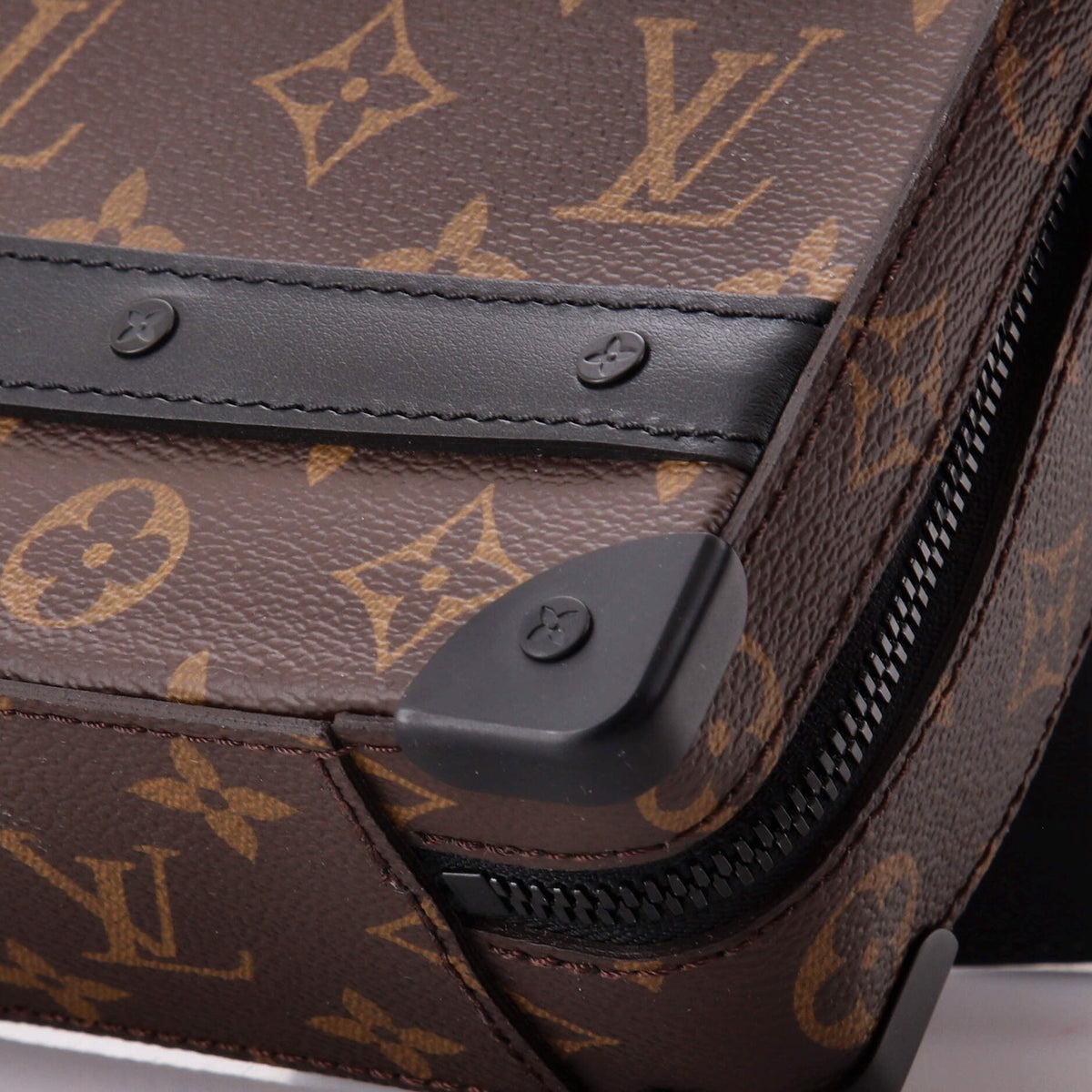 Handle Soft Trunk Bag Macassar Monogram Canvas