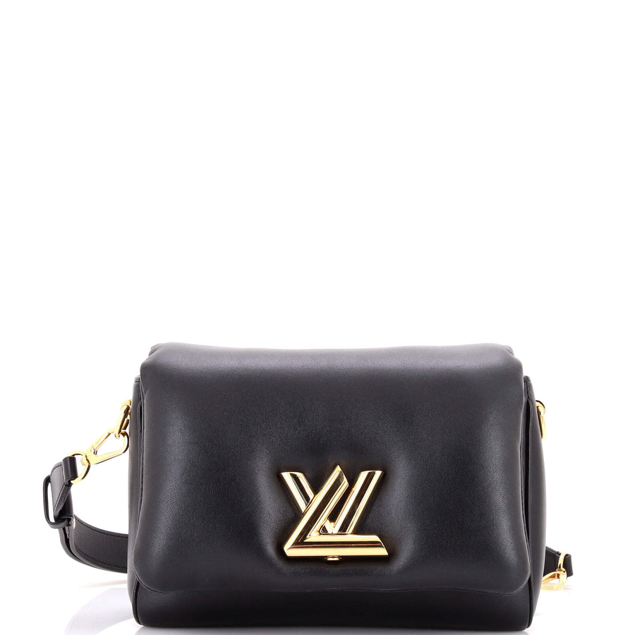 Twist Convertible Handbag Puffer Lambskin MM