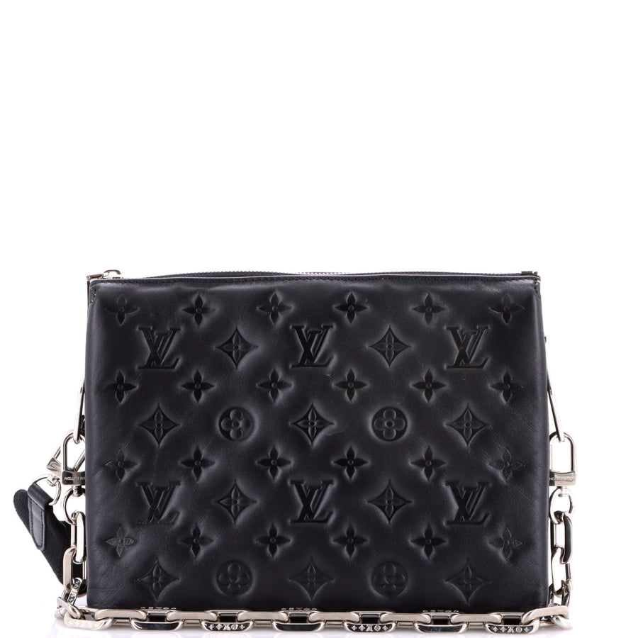 Coussin Bag Monogram Embossed Lambskin PM