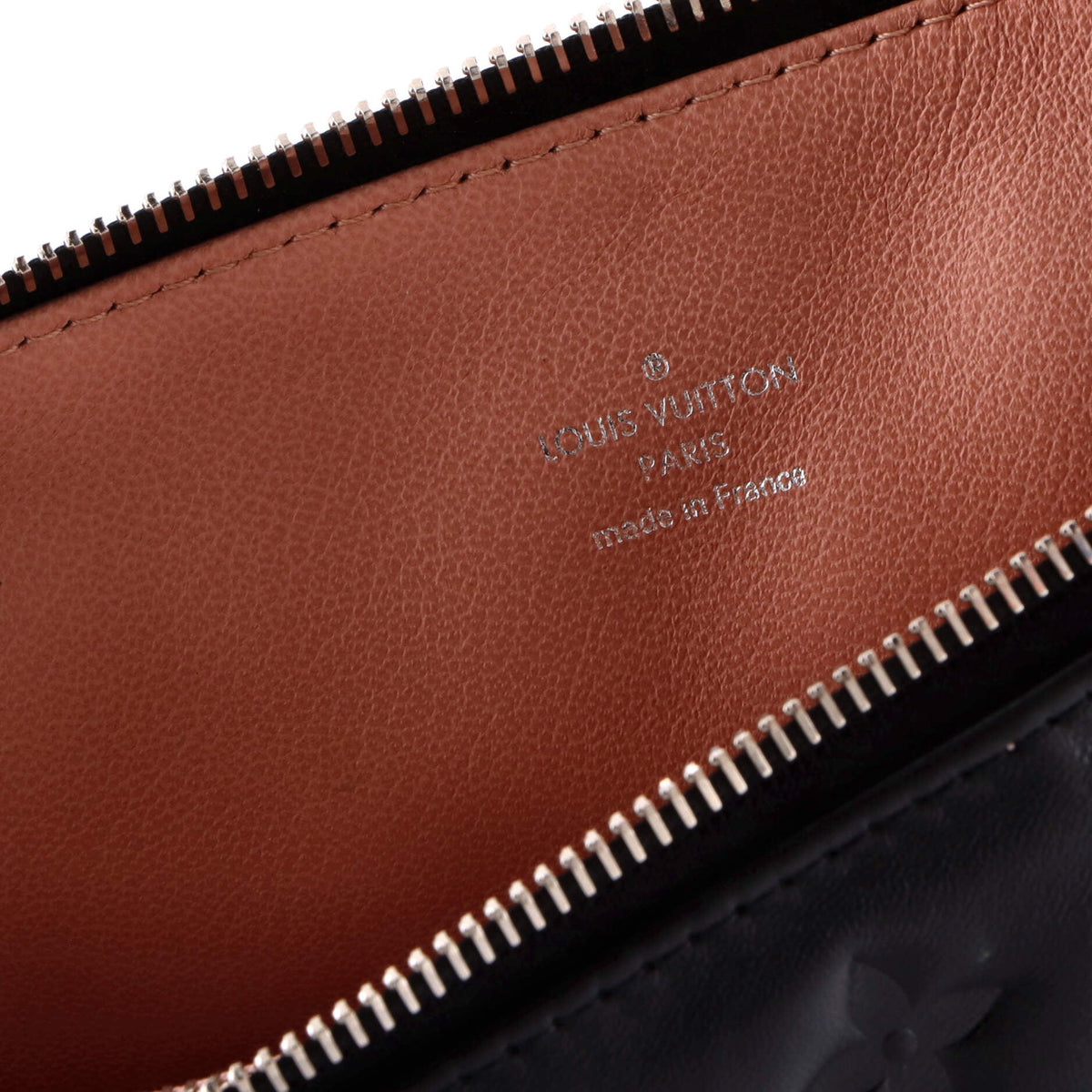Coussin Bag Monogram Embossed Lambskin PM