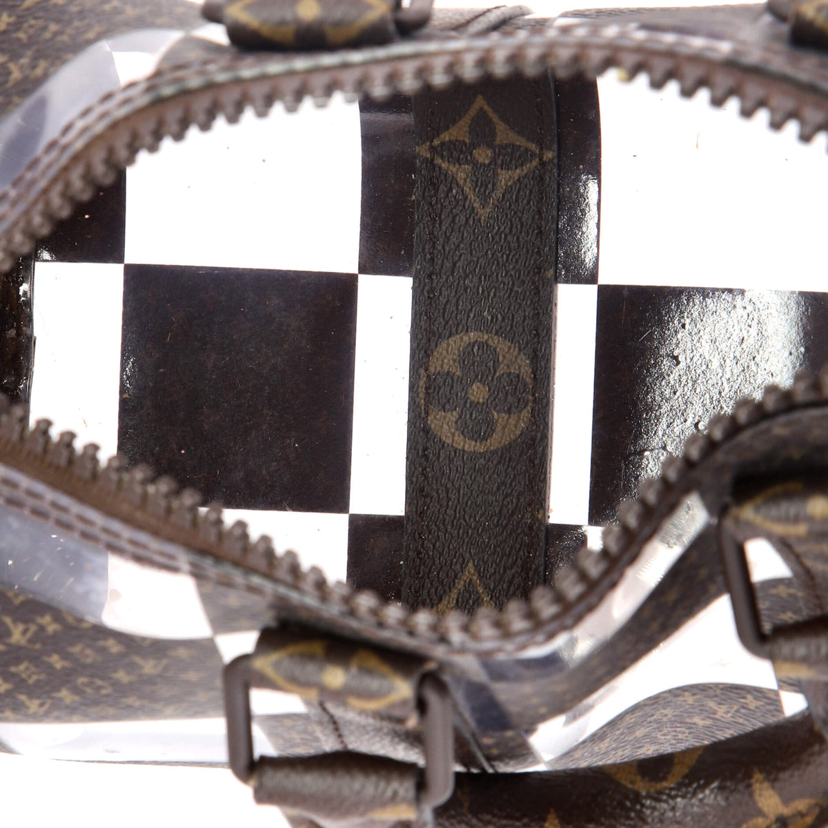 Keepall Bandouliere Bag Monogram Chess Coated Canvas and PVC 25