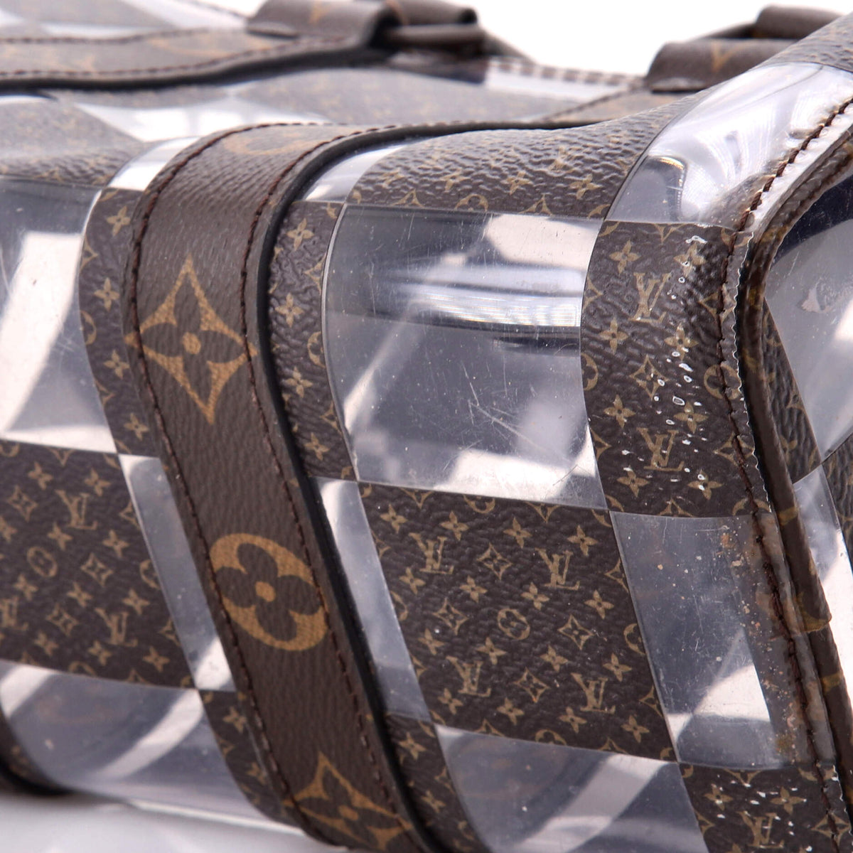 Keepall Bandouliere Bag Monogram Chess Coated Canvas and PVC 25