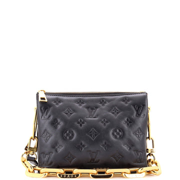 Coussin Bag Monogram Embossed Lambskin BB
