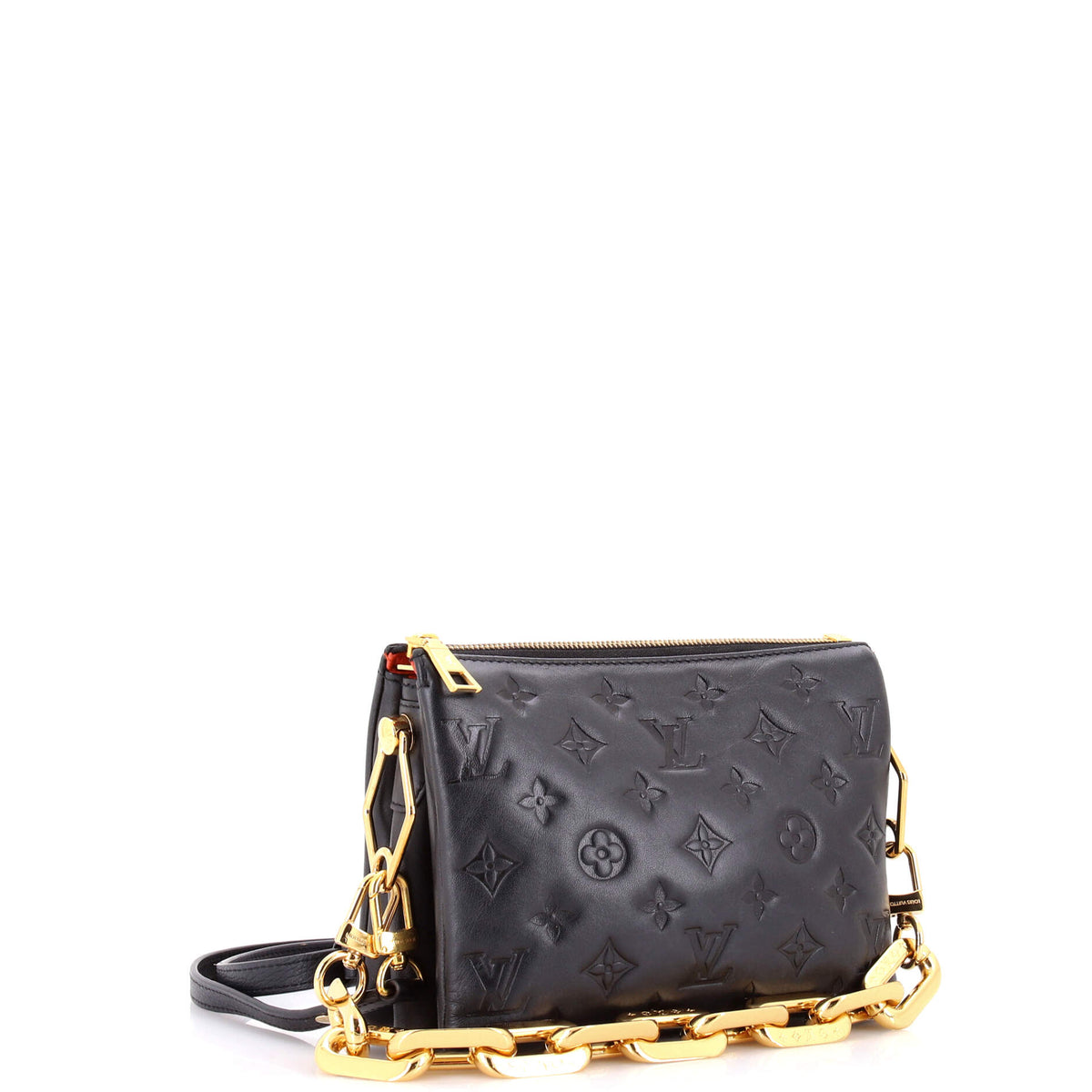 Coussin Bag Monogram Embossed Lambskin BB
