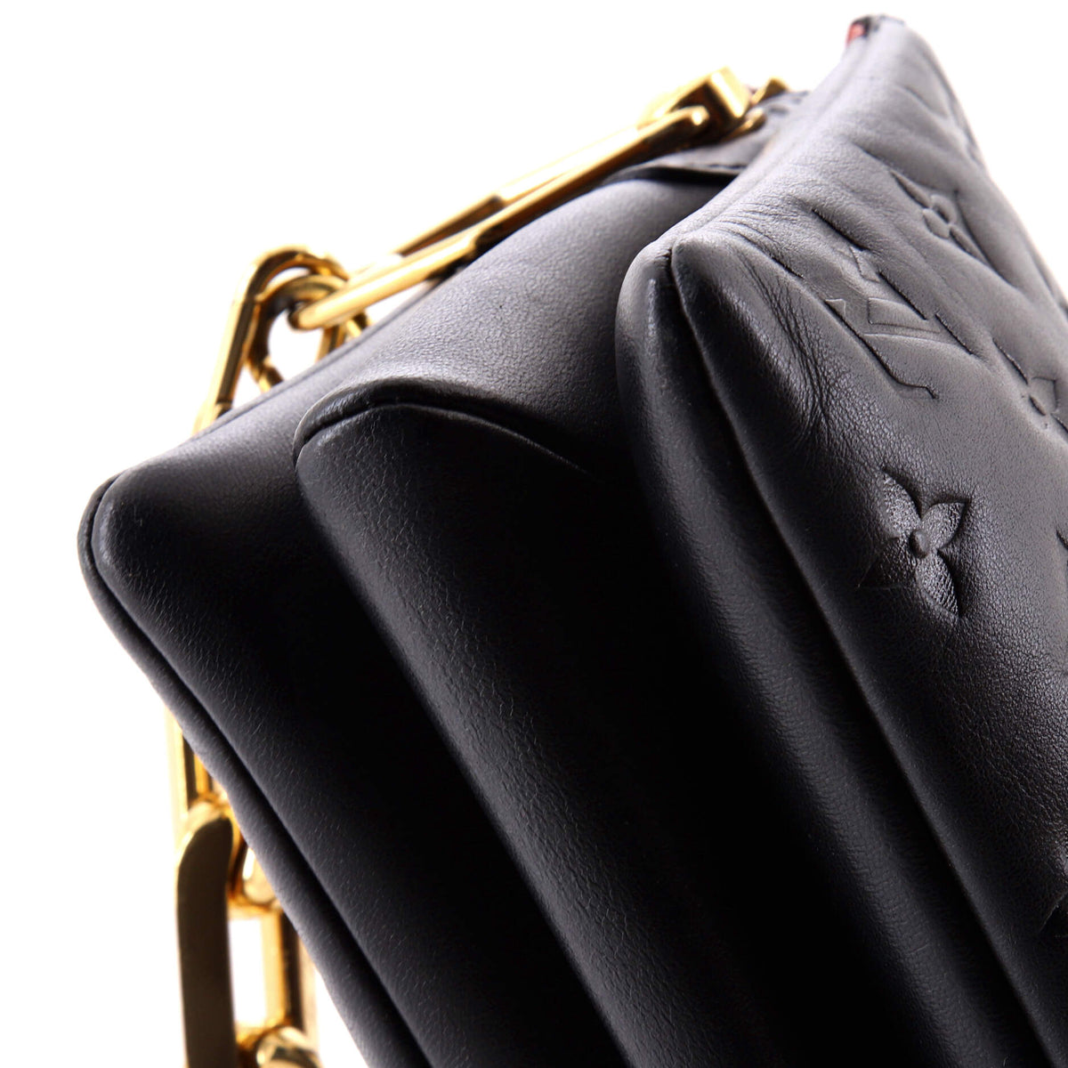 Coussin Bag Monogram Embossed Lambskin BB
