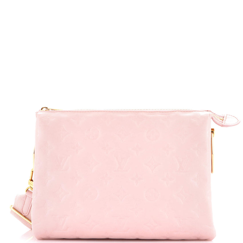 Coussin Bag Monogram Embossed Lambskin PM