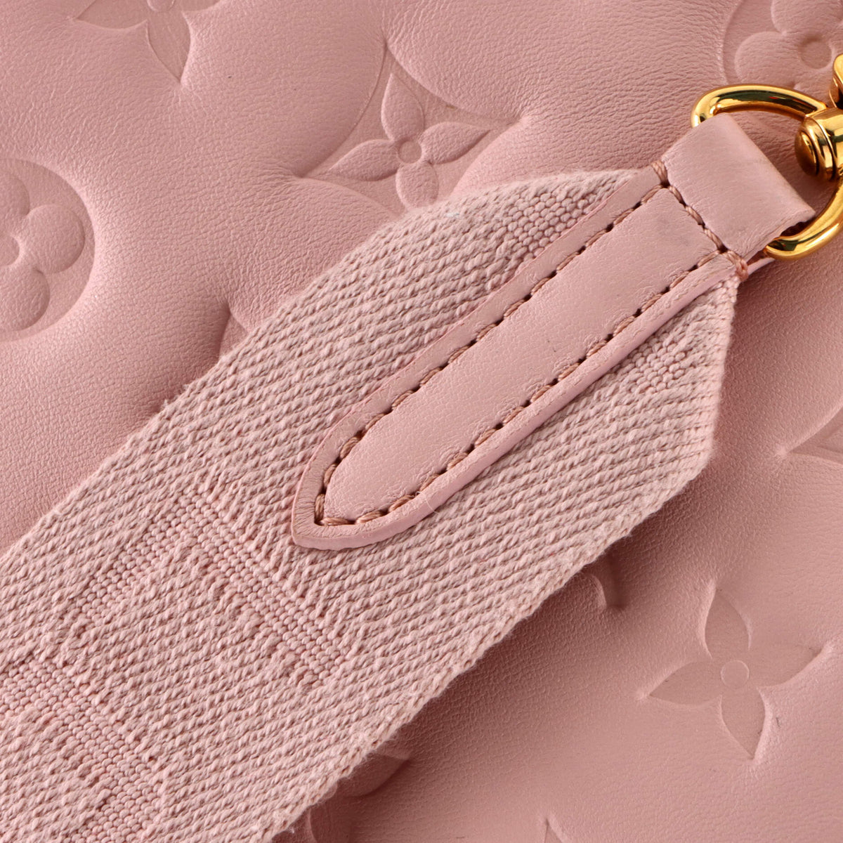 Coussin Bag Monogram Embossed Lambskin PM