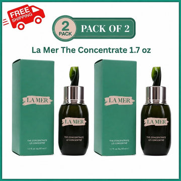 La Mer The Concentrate 1.7 oz / 50ml - New in Box Pack of 2